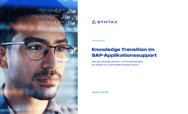 Syntax Whitepaper – Knowledge Transition im SAP-Applikationssupport-1